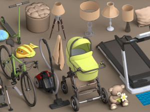 Architectural Debris 3D Model