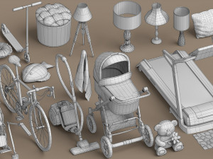 Architectural Debris 3D Model