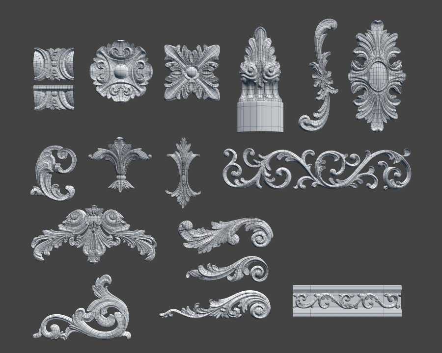 Лепнина Вектор фото 8