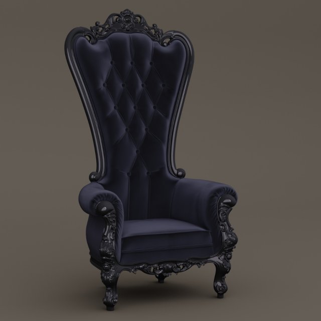 1d fb armchair5 absolom roche chair 3D Модель .c4d .max .obj .3ds .fbx .stl .blend 