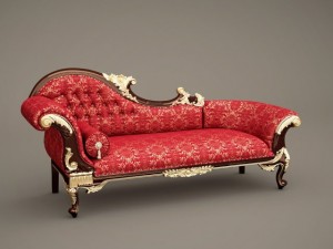 fb wedding chaise longuea queen annes revenge Modelo 3D