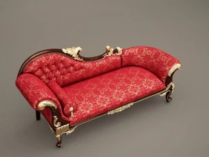 fb wedding chaise longuea queen annes revenge 3D Model