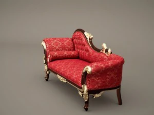 fb wedding chaise longuea queen annes revenge 3D Model