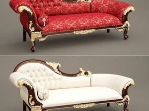 fb wedding chaise longuea queen annes revenge 3D Model