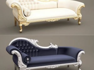 fb wedding chaise longuea queen annes revenge 3D Model
