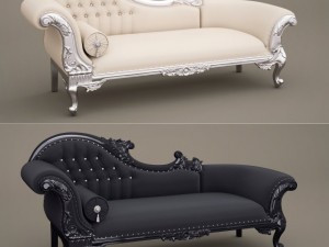 fb wedding chaise longuea queen annes revenge 3D 모델