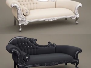 fb wedding chaise longuea queen annes revenge 3D Model