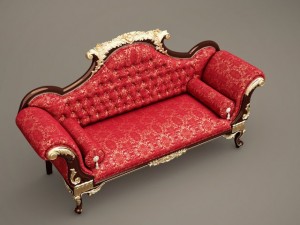 fb chaiselongueb charles louis hampshire barn 3D मॉडल