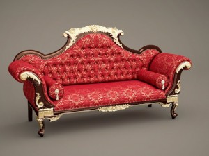 fb chaiselongueb charles louis hampshire barn 3D मॉडल