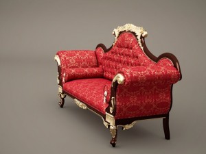 fb chaiselongueb charles louis hampshire barn 3D मॉडल