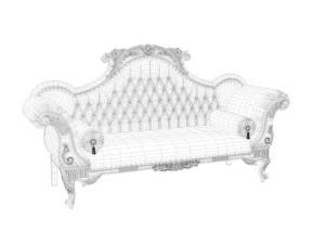 FB chaiselongueb 찰스 루이스 햄프셔 헛간 3D 모델