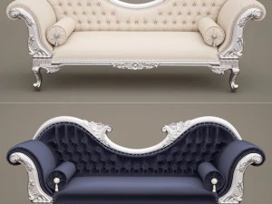 fb chaiselonguec double ended 3D Model