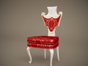 baroque chair c1 3D Model
