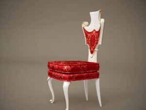 baroque chair c1 3D Модель
