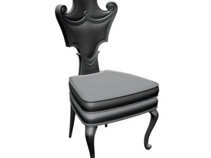baroque chair c1 3D Model