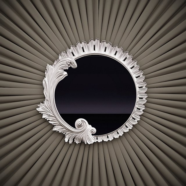 belloni subliminal  round mirror 3D Model .c4d .max .obj .3ds .fbx .stl .blend 