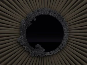 belloni subliminal  round mirror 3D Model