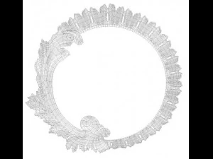 belloni subliminal  round mirror 3D Model