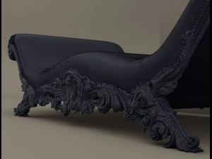 poltrona e specchio belloni Modello 3D