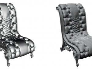 jumbo collection chaise milan new 3D 模型