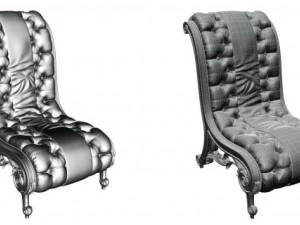 colecci&oacute;n jumbo chaise milan nueva Modelo 3D