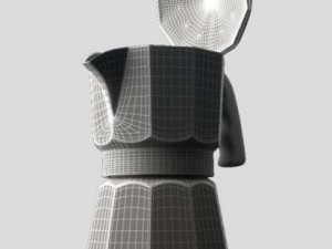 old moka pot Model 3D