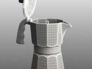 old moka pot Model 3D