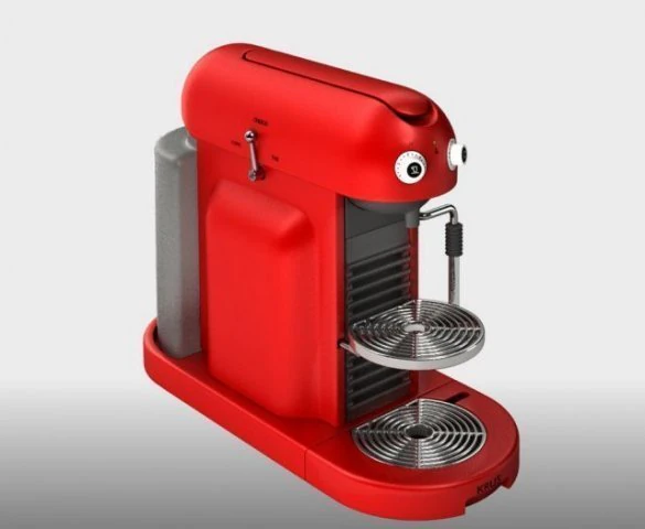 krups nespresso maestria 3D Model .c4d .max .obj .3ds .fbx .stl .blend 