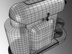 krups nespresso maestria Model 3D