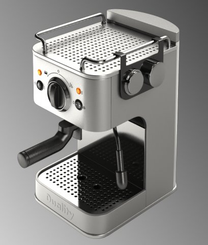 duality espressivo coffee machine 3D Модель .c4d .max .obj .3ds .fbx .stl .blend 