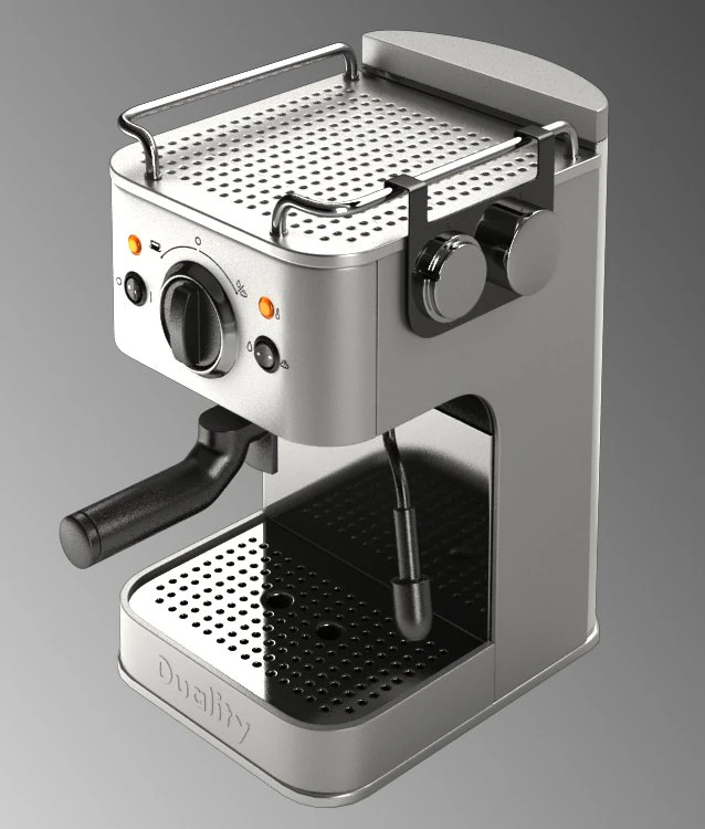 duality espressivo coffee machine 3D Model .c4d .max .obj .3ds .fbx .stl .blend 