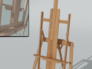 easel Model 3D