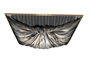 curtain to the ceiling 3D Model