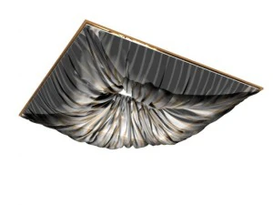 curtain to the ceiling 3D Model