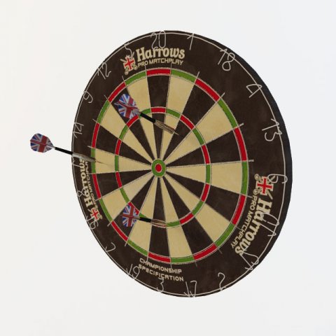 harrows darts 3D Модель .c4d .max .obj .3ds .fbx .stl .blend 