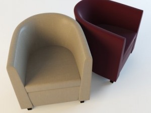 armchair lora 3D Model