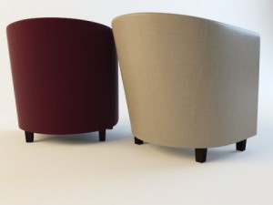 armchair lora 3D Model