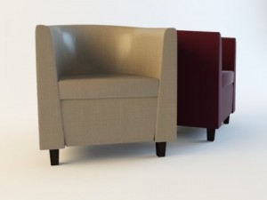 armchair lora 3D Model