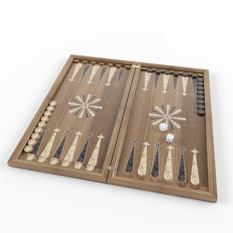 Backgammon 3D Modell .c4d .max .obj .3ds .fbx .stl .blend 