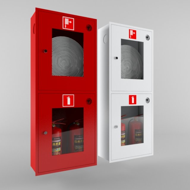 fire cabinet 3D 模型 .c4d .max .obj .3ds .fbx .stl .blend 