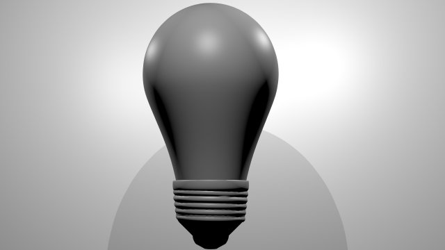 light bulb no texture  material 3D Модель .c4d .max .obj .3ds .fbx .stl .blend 