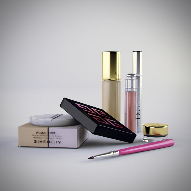 cosmetics 3D Model .c4d .max .obj .3ds .fbx .stl .blend 