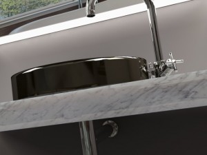 washbasin with mirror by vitra 3D 모델