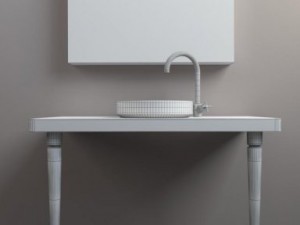 washbasin with mirror by vitra 3D 모델