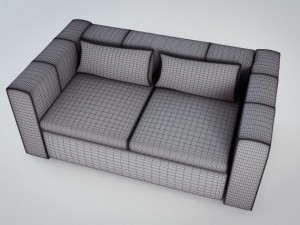 sofa Modèle 3D