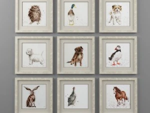 paintins by hannah dale 3D Model