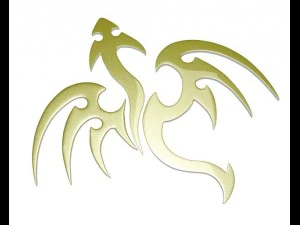 dragon tattoo 3D Model