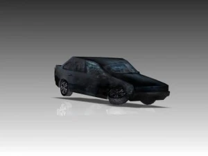 volkswagen passat lowpoly 3D Model