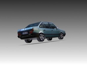 volkswagen passat lowpoly 3Dモデル
