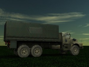 belgian army volvo logistics truck Modèle 3D